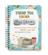 Teacher Appreciation - Customize Journal